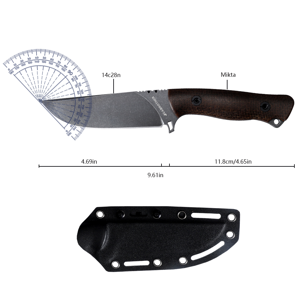 Нож с цельным лезвием и ножнам – обзор и цена Bushcraft Knife Fixed