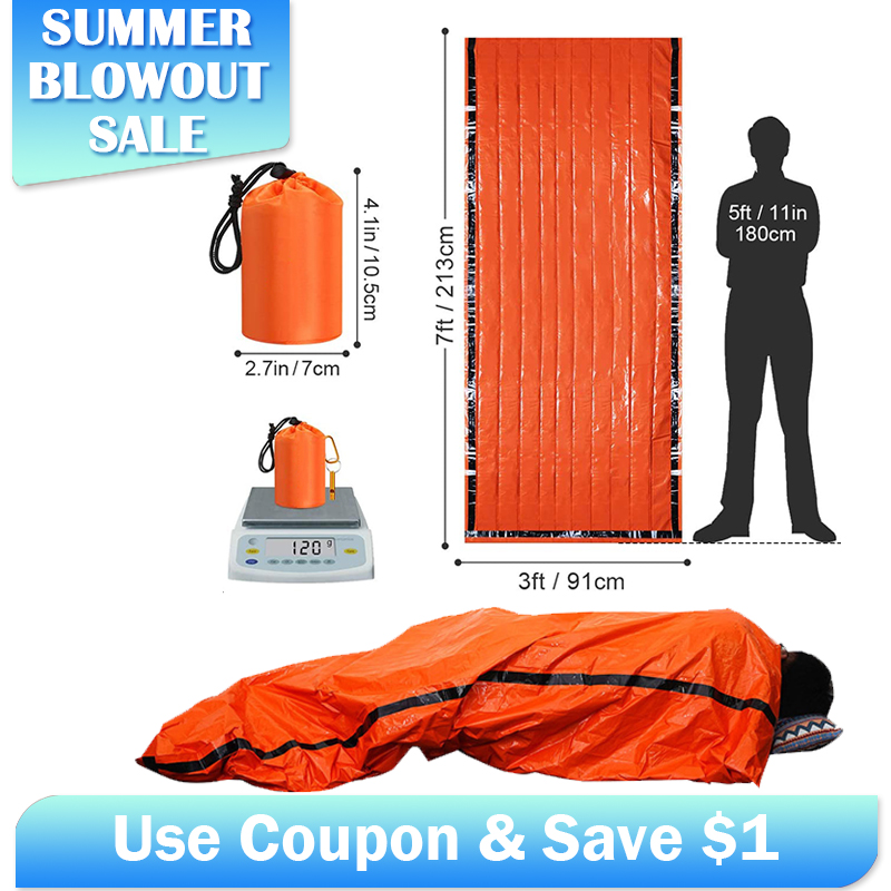 Аварийный майларовый спальный  – обзор и цена Emergency Mylar Tent