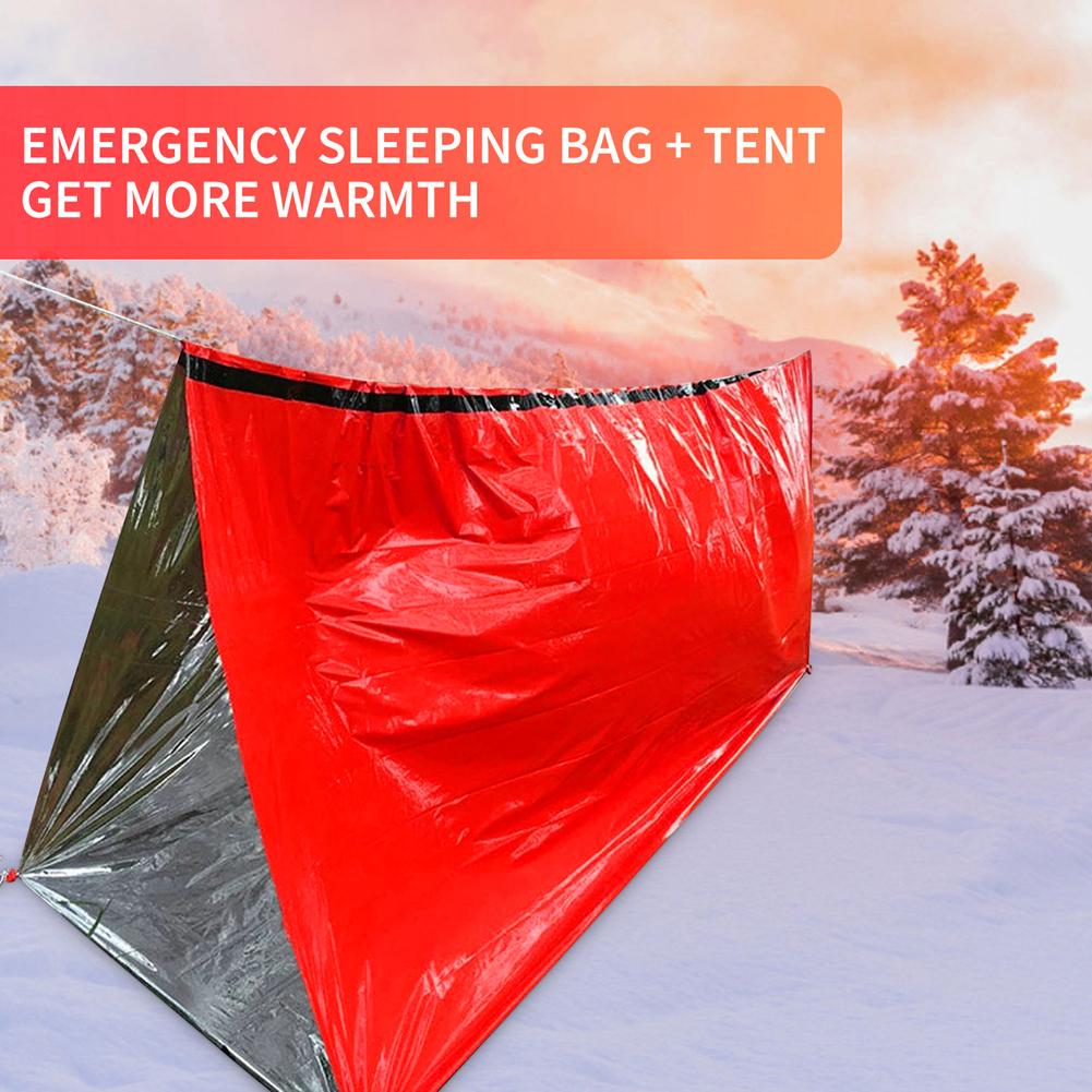 Портативный водонепроницаемый  – обзор и цена Emergency Mylar Tent