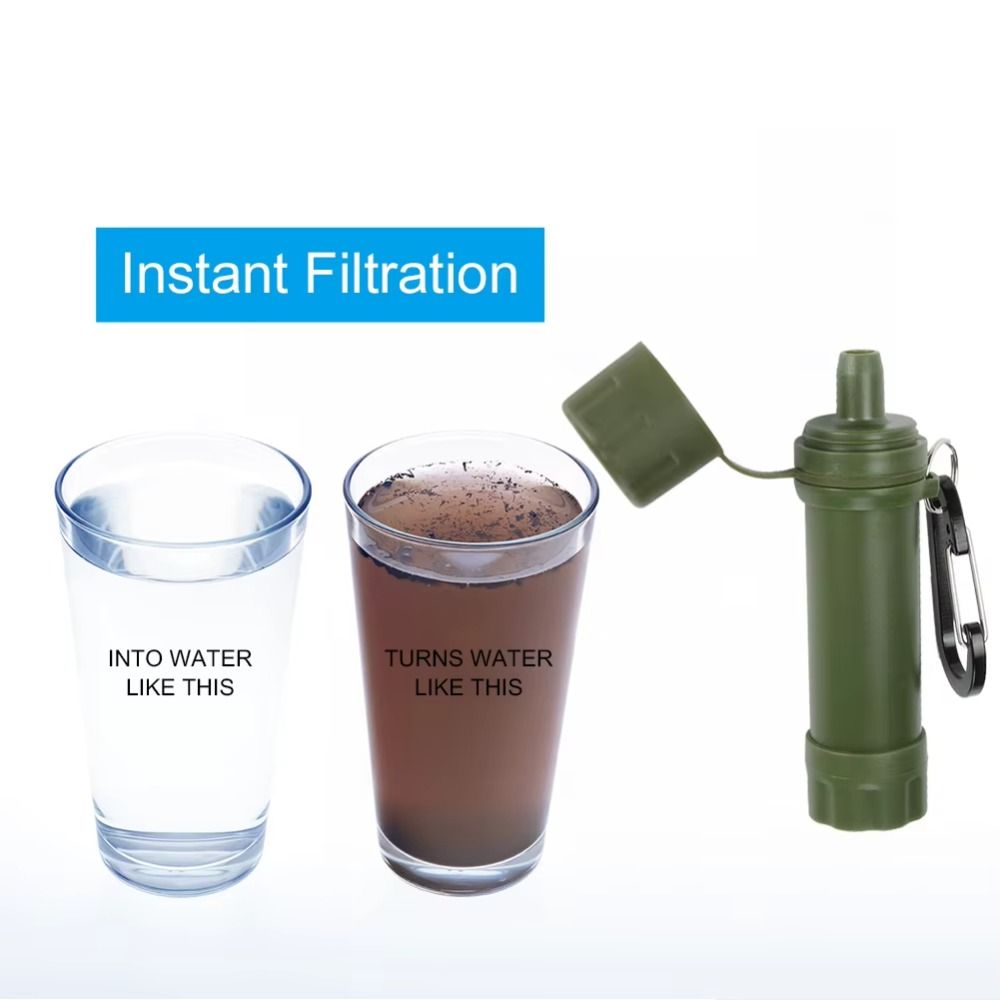 Миниатюрная фильтрующая трубоч – обзор и цена Water Purification Straw